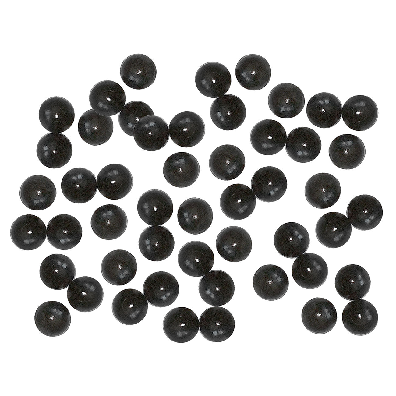 New Legion Kunststoffkugeln Nylon Balls Kaliber .43 50 Stück schwarz