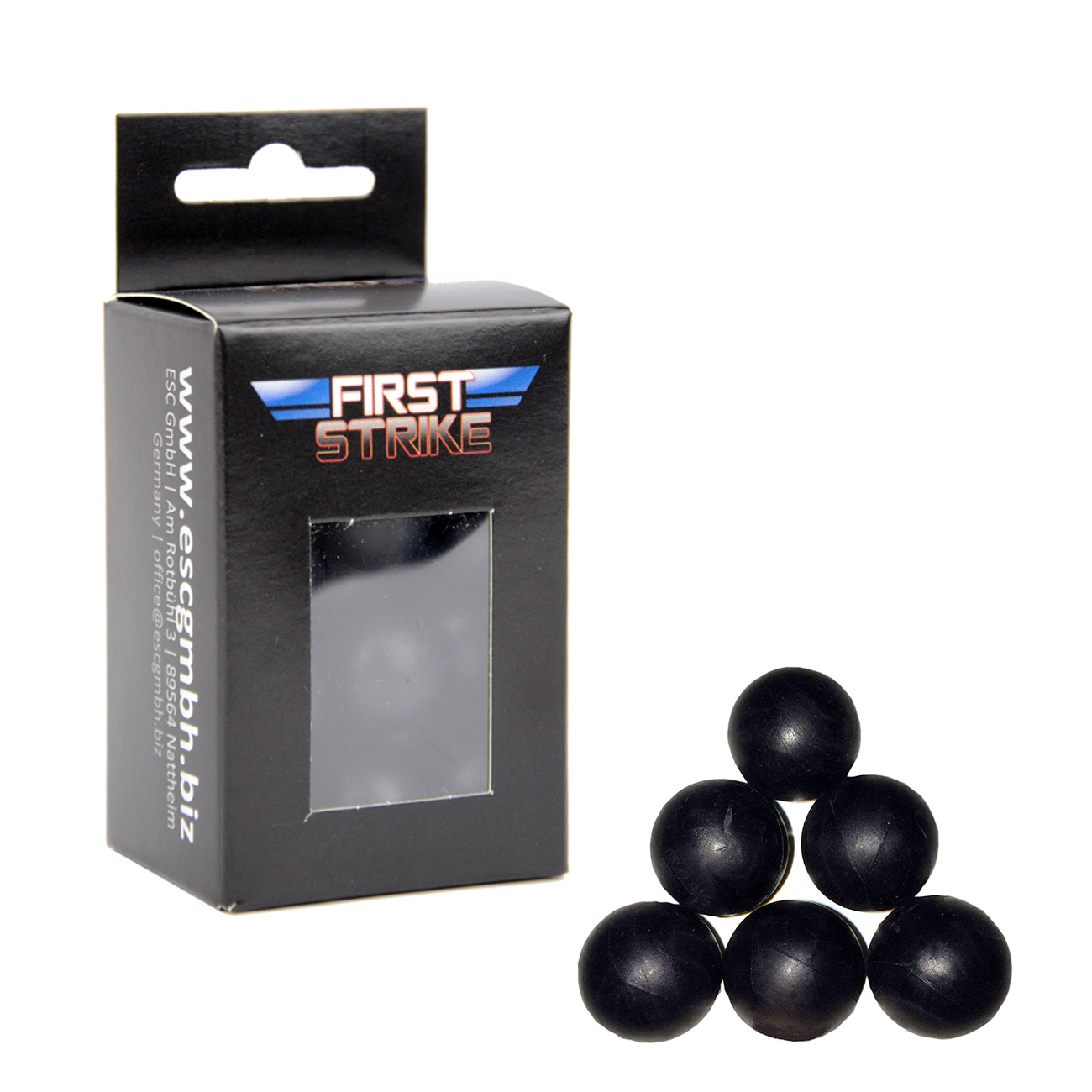 First Strike Kunststoffkugeln Black Deathballs Kaliber .68 25 Stück