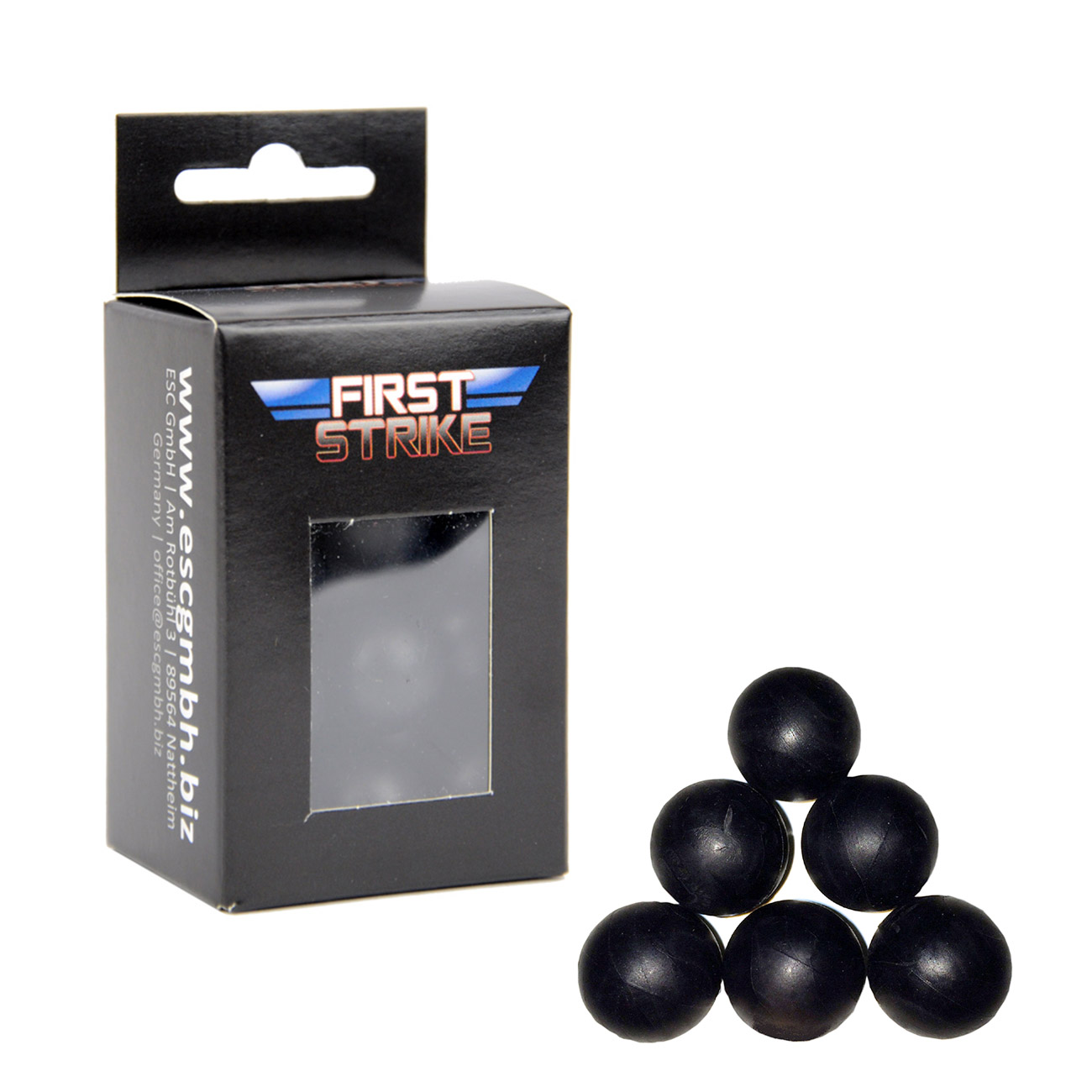 First Strike Kaliber .68 Kunststoffkugeln Black Deathballs 25 Stck