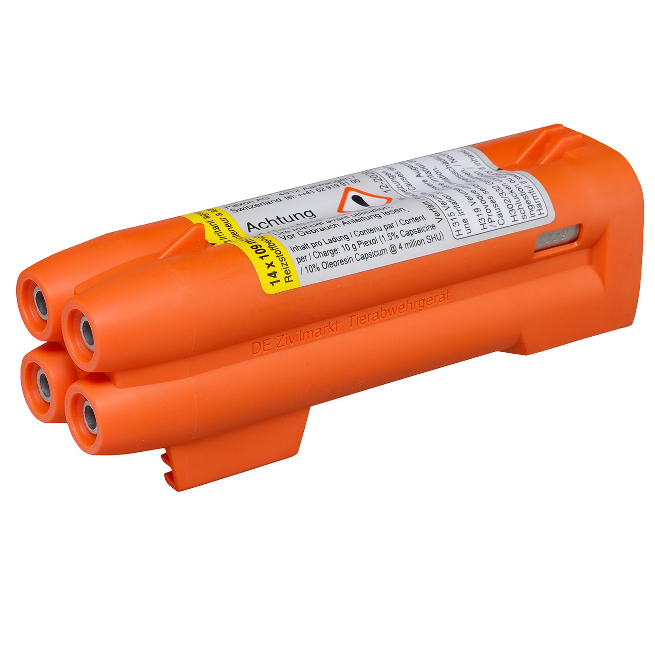 Piexon JPX6 Jet Protector Pfefferkartusche 4-schssig orange Bild 1