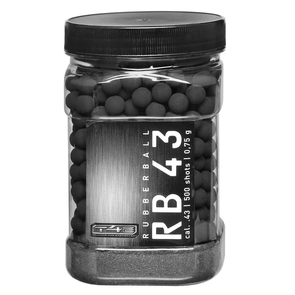 T4E Rubber Balls RAM Gummikugeln cal. .43 - 500er Dose