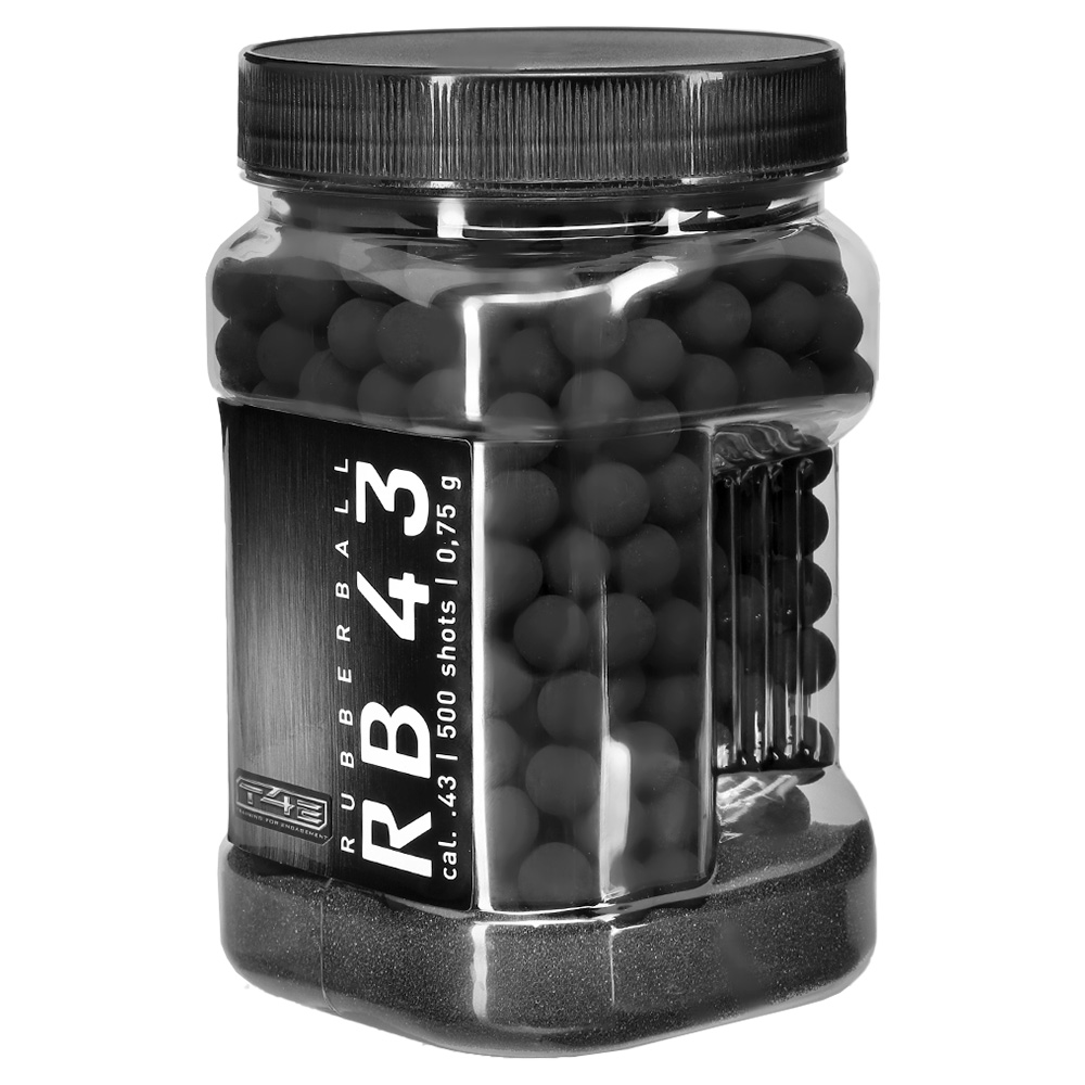 T4E Rubber Balls RAM Gummikugeln cal. .43 - 500er Dose Bild 1