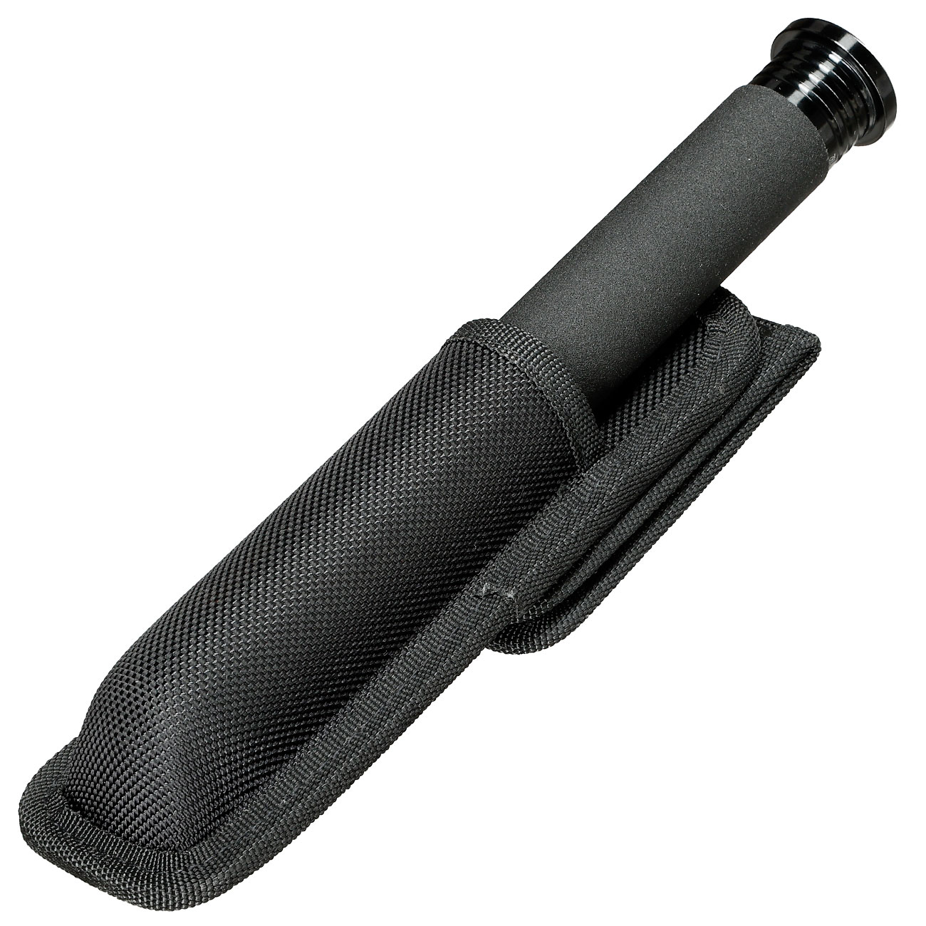 enforcer Teleskopschlagstock 21 mit Druckknopf schwarz inkl. 360 Holster Bild 4
