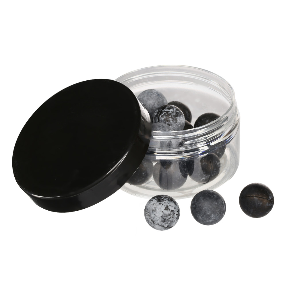 Razor Gun Rubber Balls Gummikugeln Kaliber .68 schwarz 20er Dose Bild 1