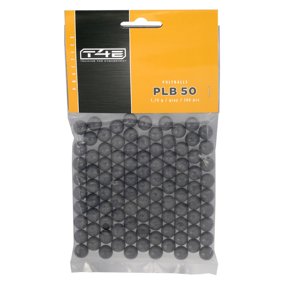 T4E Practice PLB 50 cal. .50 Kunststoffkugeln 100 Stck tungsten gray