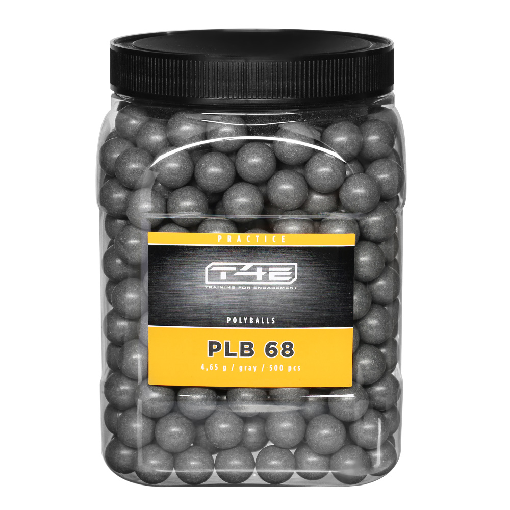T4E Practice PLB 68 cal. .68 Kunststoffkugeln 500 Stck tungsten gray