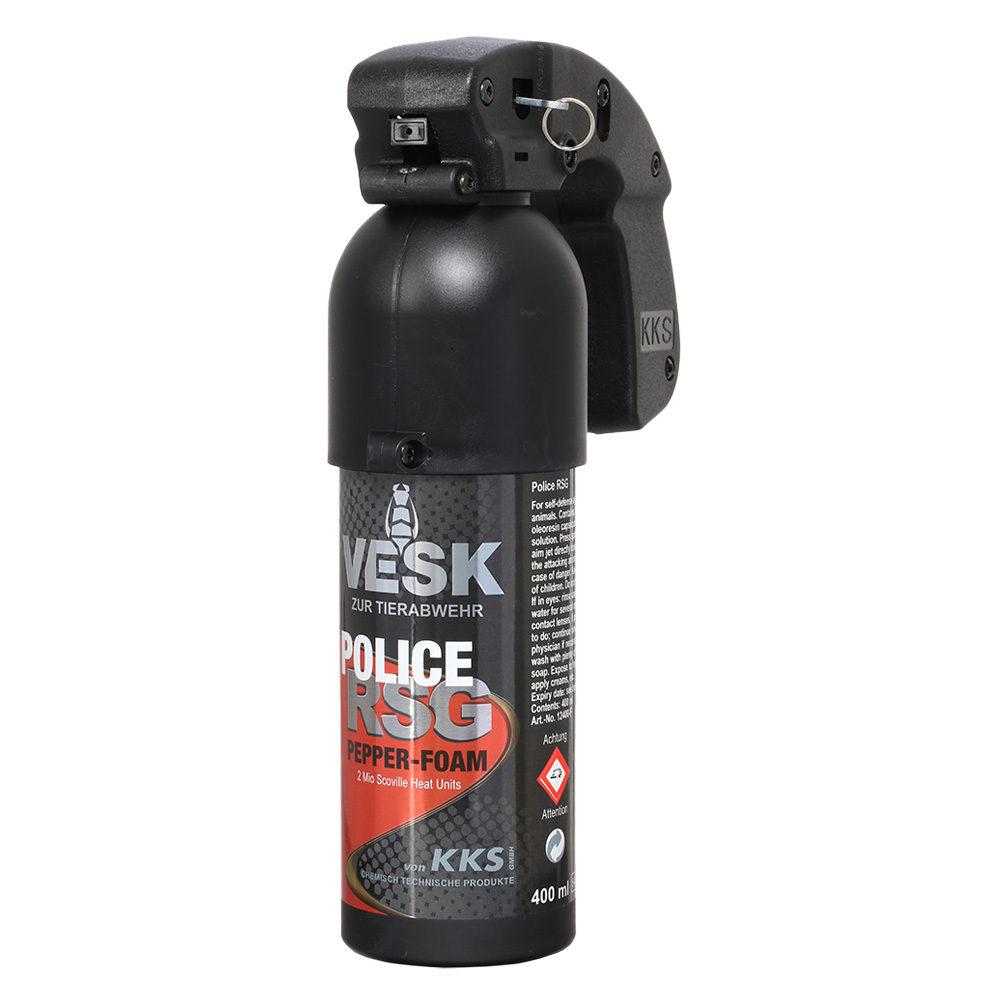 VESK RSG Police Pfefferspray, 400 ml Schaum