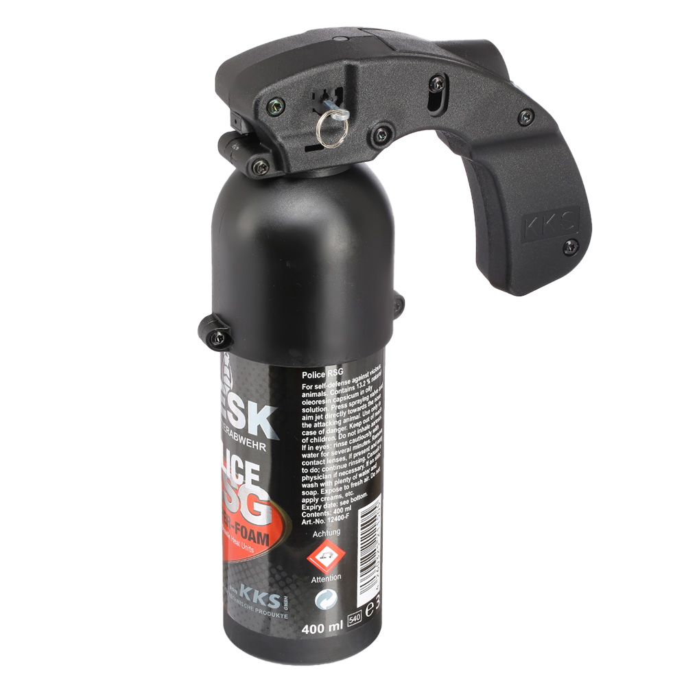 VESK RSG Police Pfefferspray, 400 ml Schaum Bild 2