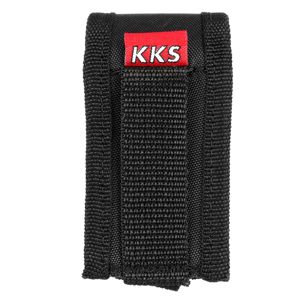 KKS Gürteltasche mit Klettverschluss für Abwehrsprays bis 40 ml Dose schwarz Bild 1