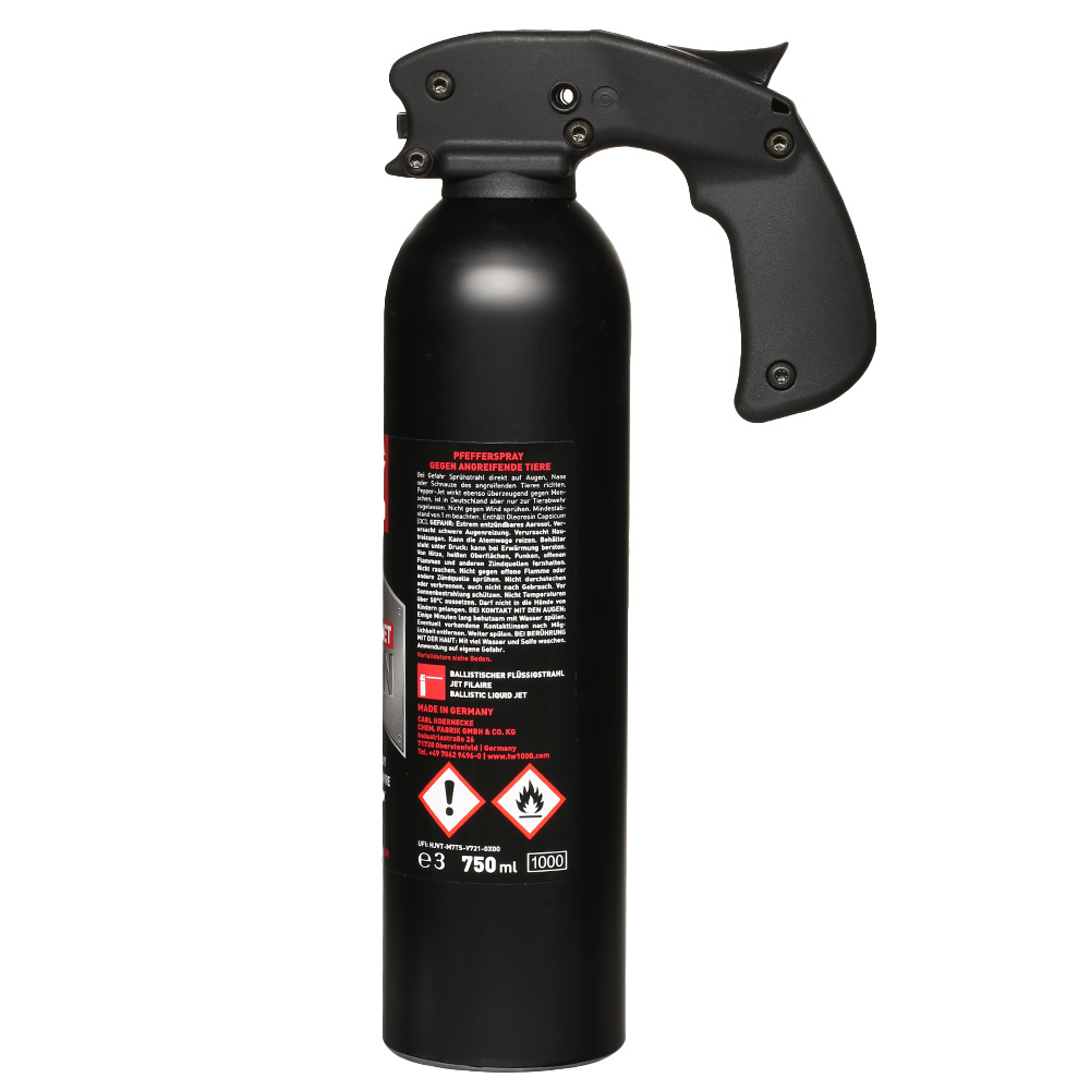 Abwehrspray TW100 Pepper Jet Titan Pfefferspray 750 ml inkl. Sicherungsstift Bild 5