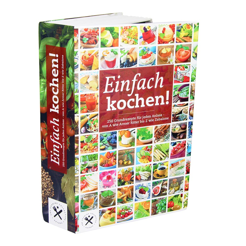 Buchsafe Kochbuch mit Schlssel Bild 2