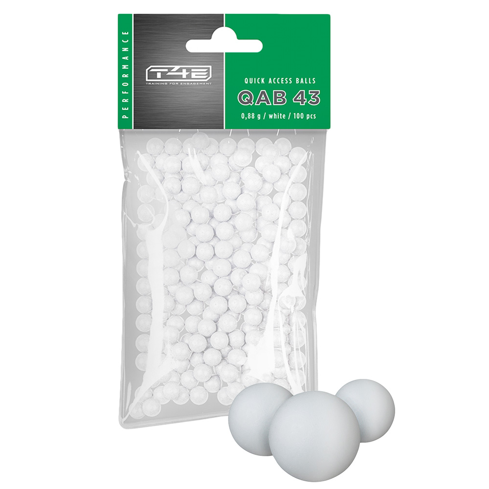 T4E Performance QAB 43 Quick Access Balls Kal.43 100 Stück weiß