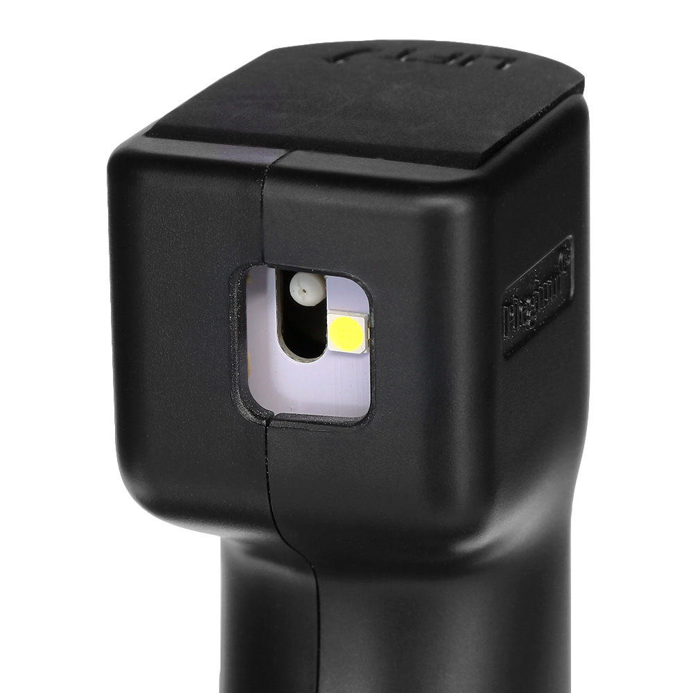Plegium Pfefferspray Smart mit LED, Strobo, Sirene und GPS Tracking schwarz Bild 6