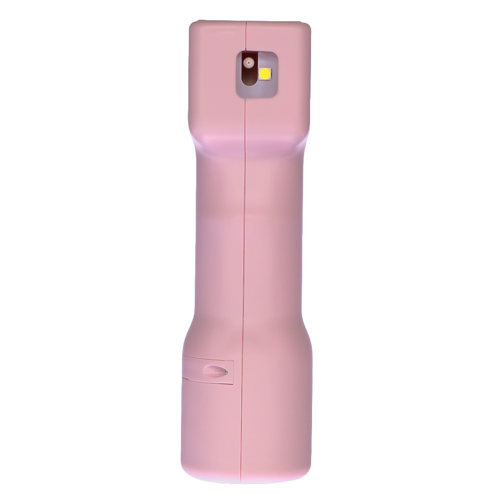 Plegium Pfefferspray Smart mit LED, Strobo, Sirene und GPS Tracking pink Bild 1