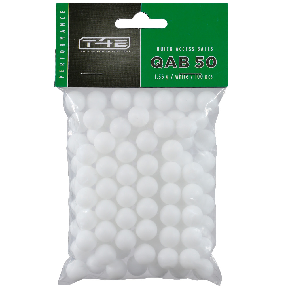 T4E Performance QAB 50 Quick Access Balls Kal.50 100 Stück weiß