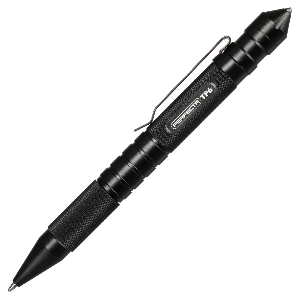 Perfecta TP6 Tactical Pen Kubotan/Glasbrecher schwarz