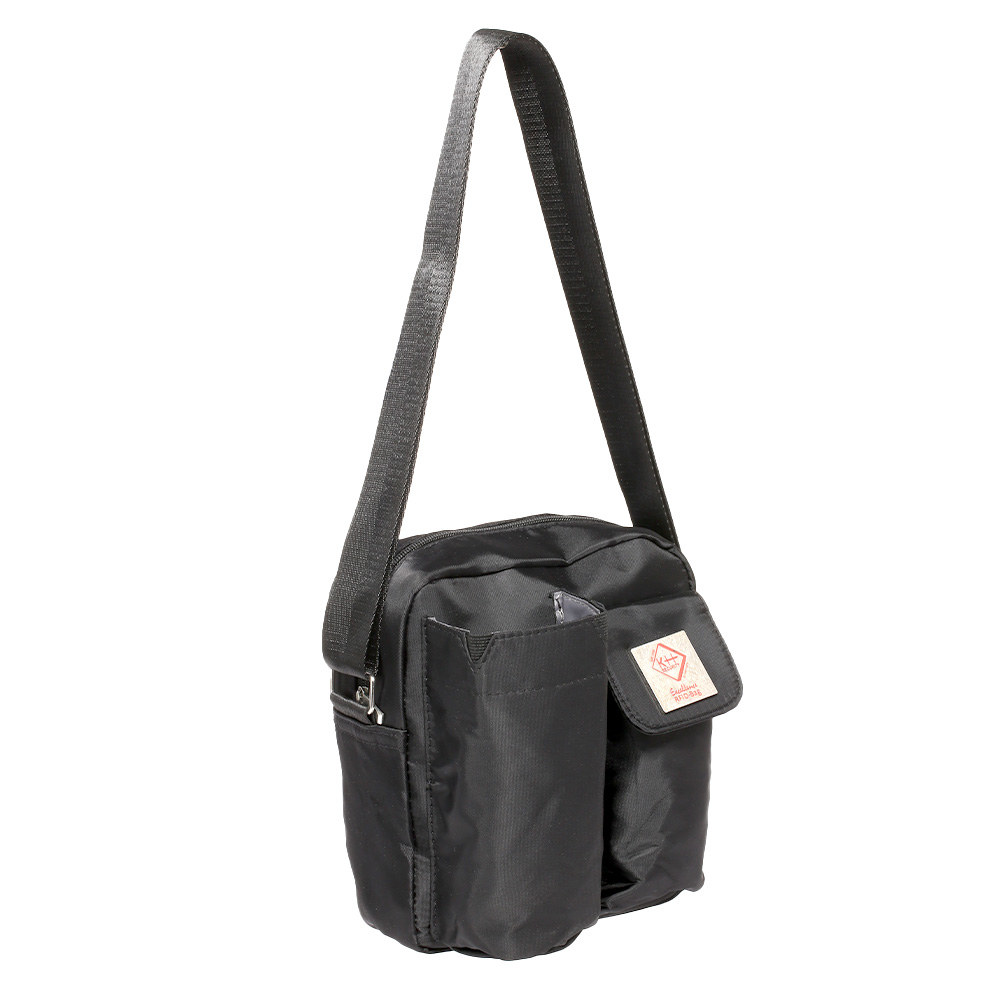 Crossbody Umhngetasche mit RFID Datenausleseschutz schwarz