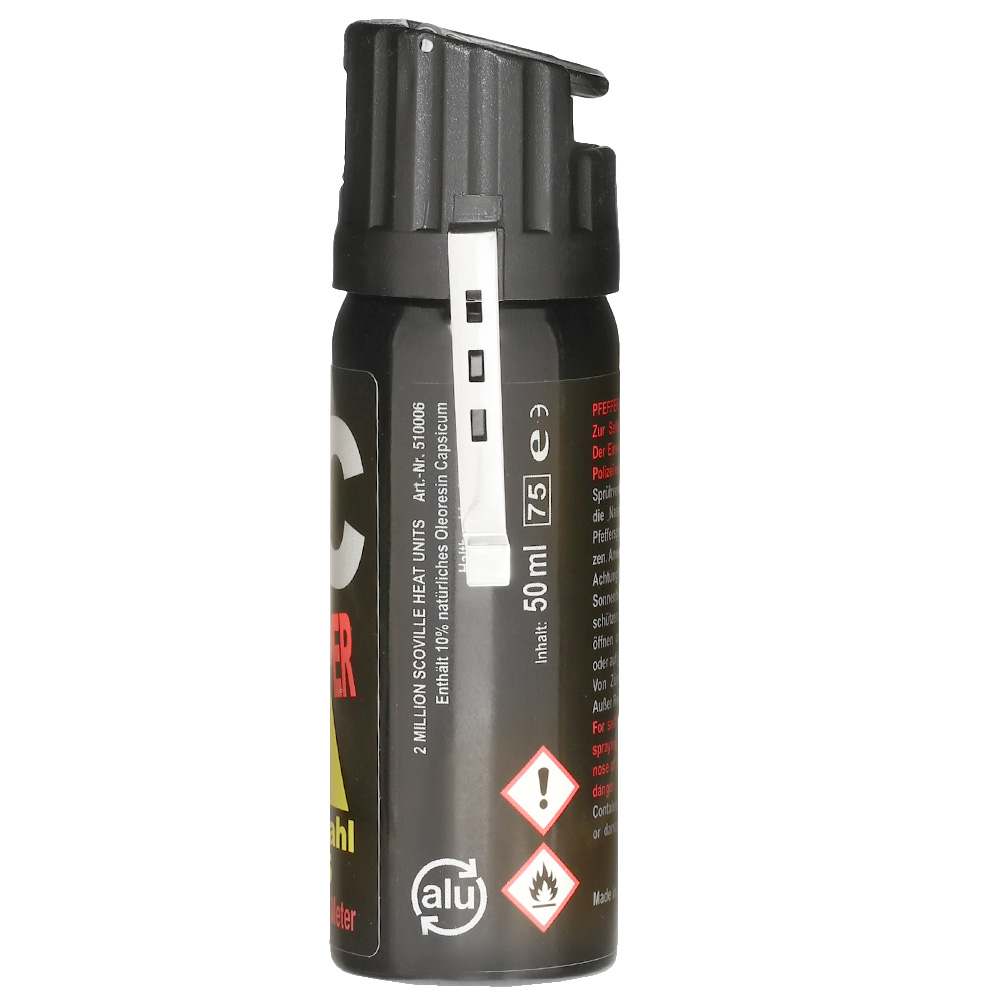 OC 5000 Red Pepper Pfefferspray Breitstrahl 50ml mit Grtelclip Bild 5