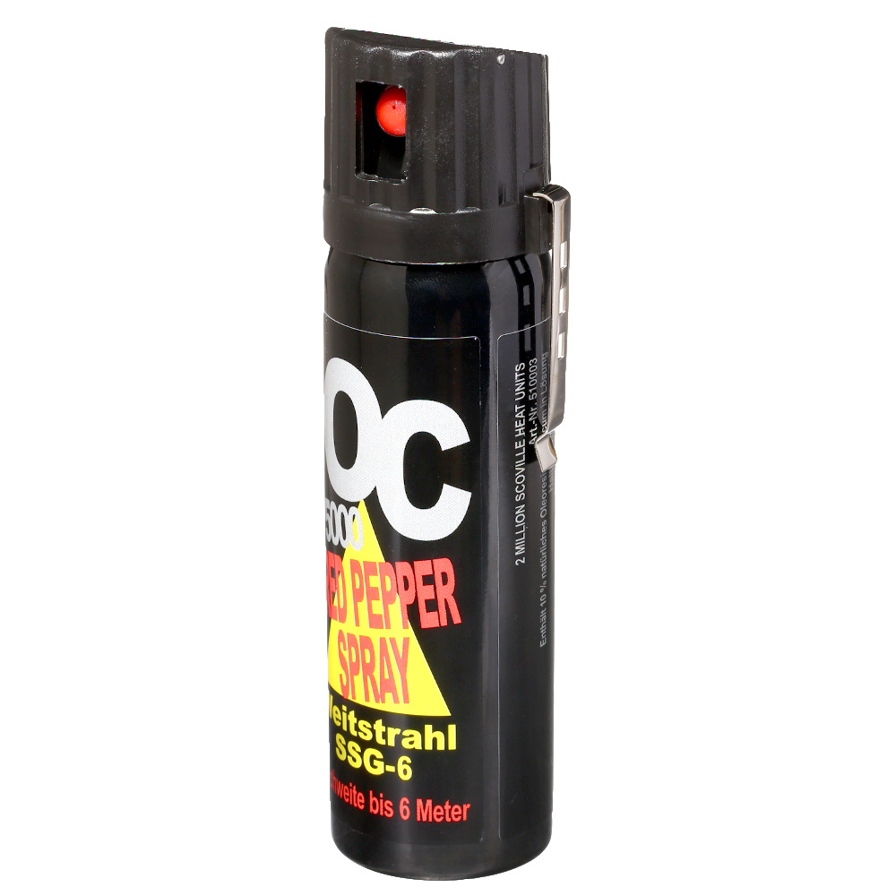 OC 5000 Red Pepper Pfefferspray Weitstrahl 63ml mit Grtelclip Bild 1