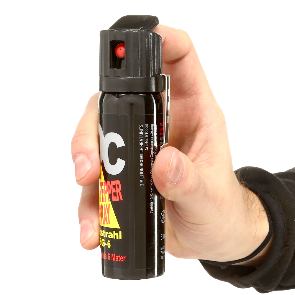 OC 5000 Red Pepper Pfefferspray Weitstrahl 63ml mit Grtelclip Bild 4