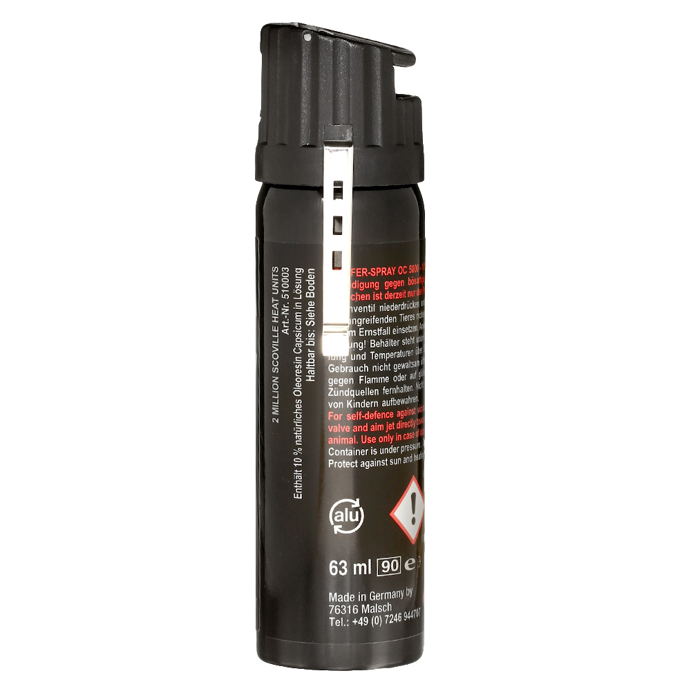 OC 5000 Red Pepper Pfefferspray Weitstrahl 63ml mit Grtelclip Bild 5