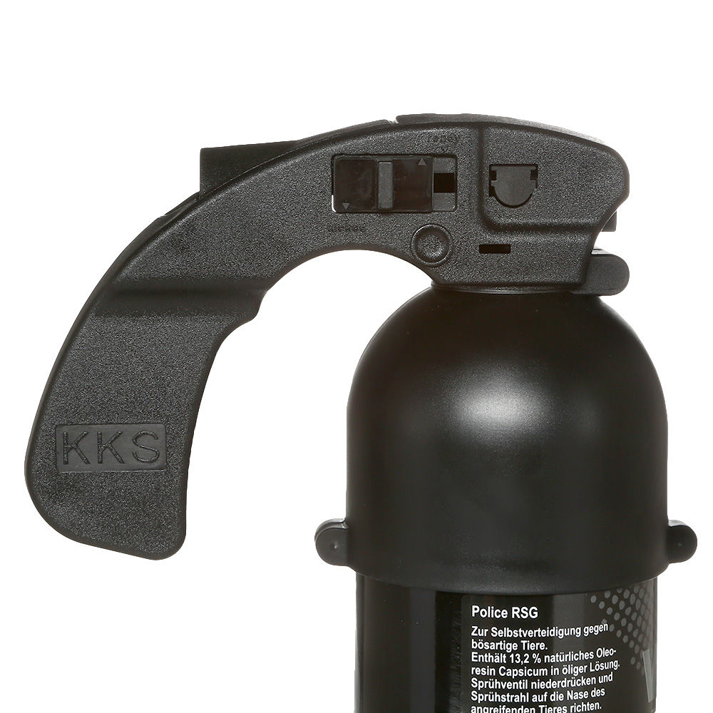 VESK Pfefferspray RSG Police Stream 750ml Weitstrahl mit Pistolengriff Bild 5