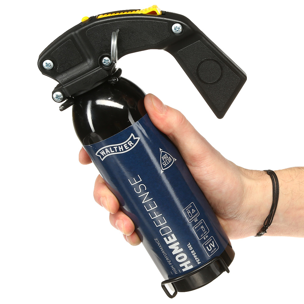 Walther Pro Secur Pfeffergel Home Defense ballistisch 370 ml inkl. Wandhalterung Bild 1