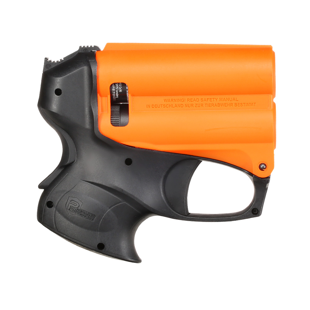 P2P Pfefferpistole PGS II Kit mit Taschenlampe schwarz/orange inkl. 11 ml Pfefferkartusche Bild 8