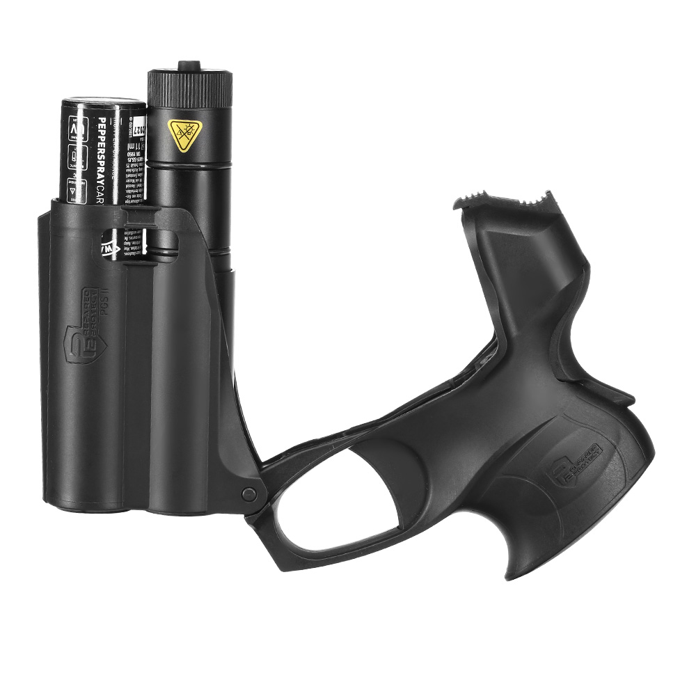 P2P Pfefferpistole PGS II Kit mit Taschenlampe schwarz inkl. 11 ml Pfefferkartusche Bild 3