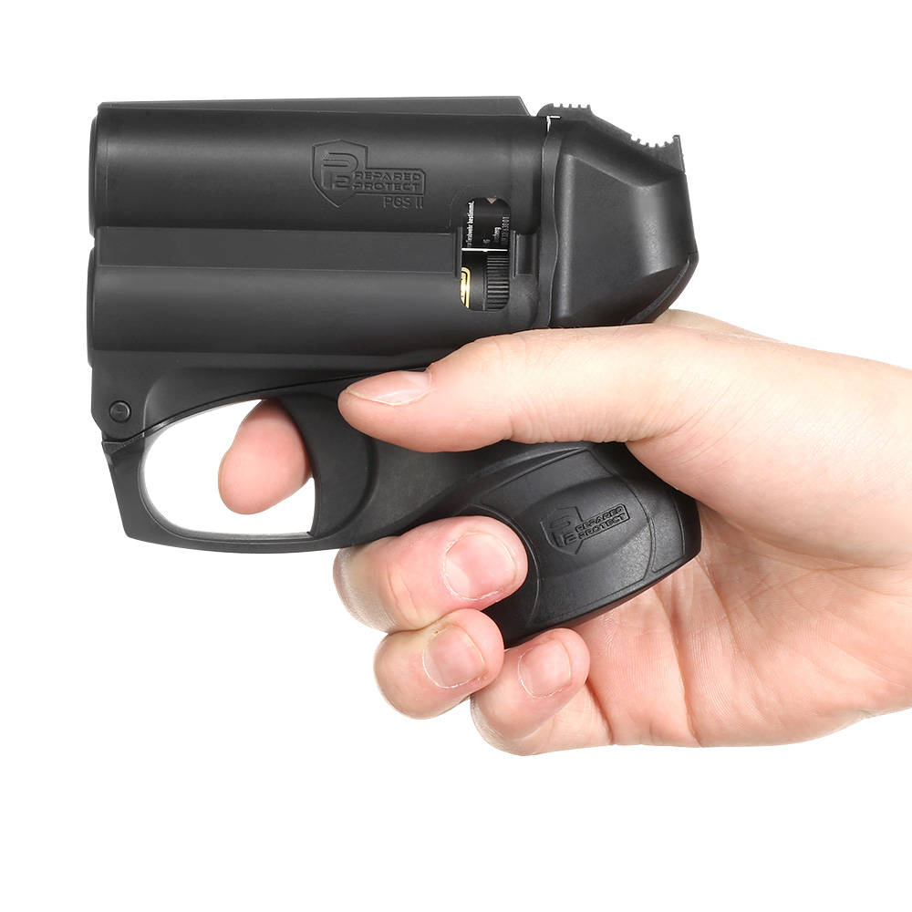 P2P Pfefferpistole PGS II Kit mit Taschenlampe schwarz inkl. 11 ml Pfefferkartusche Bild 6