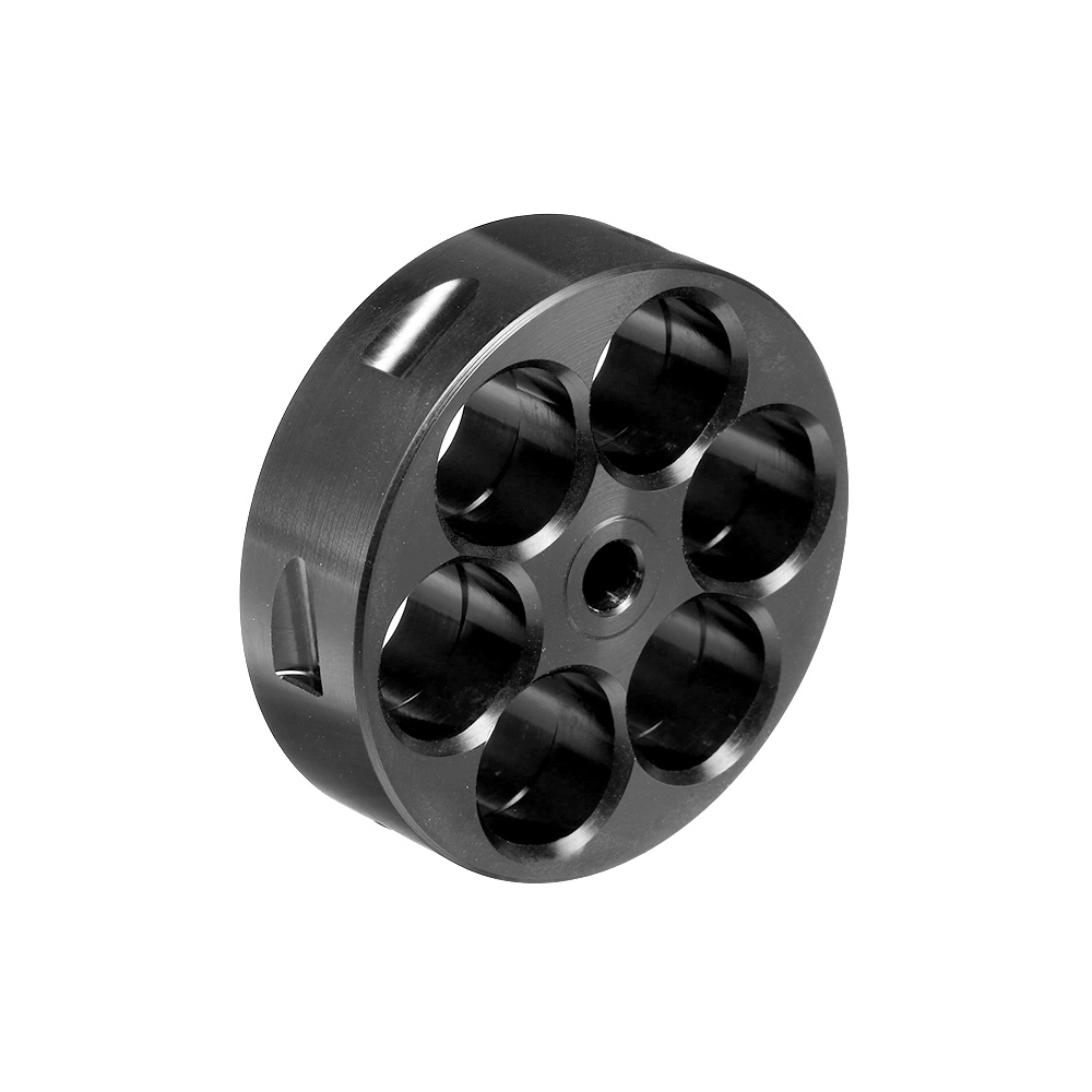 Trommelmagazin Maximum Power schwarz Aluminium fr HDR 50 CO2 RAM Revolver Kal. .50 Bild 1