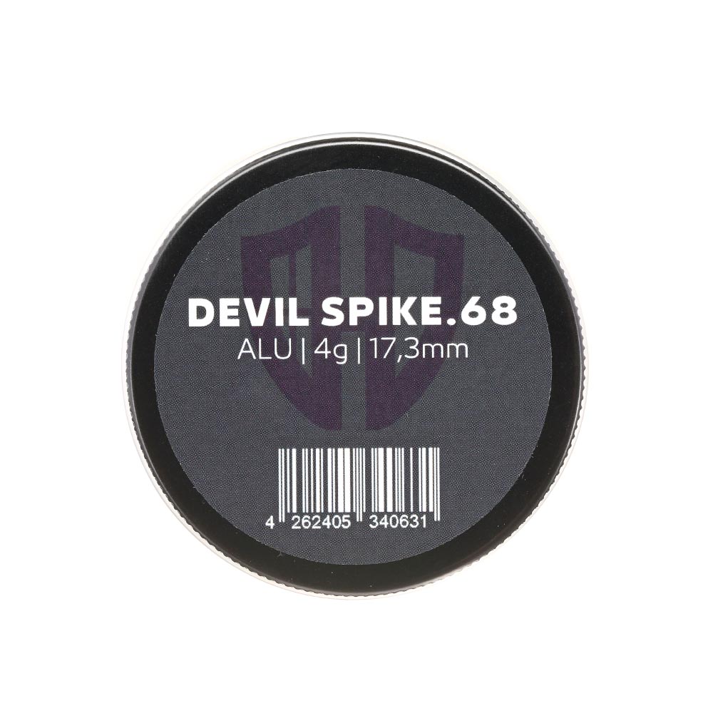 Devil Spike Aluminiumgeschosse Kaliber .68 fr HDR 68 silber 5er Dose Bild 3