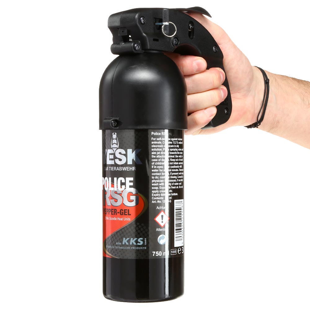 VESK Pfefferspray RSG Police Gel 750 ml mit Pistolengriff Bild 6