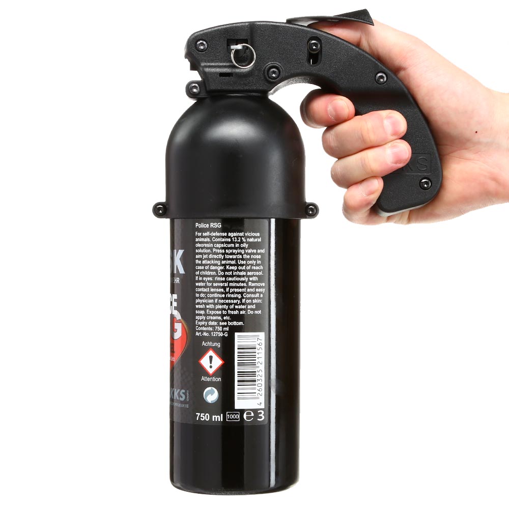 VESK Pfefferspray RSG Police Gel 750 ml mit Pistolengriff Bild 7