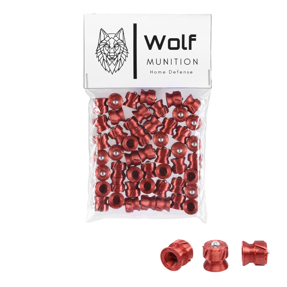 Wolf Highspeed Glasbreaker Kunststoffmunition mit Metallspitze Kaliber .50 fr HDR 50 braun 50er Beutel