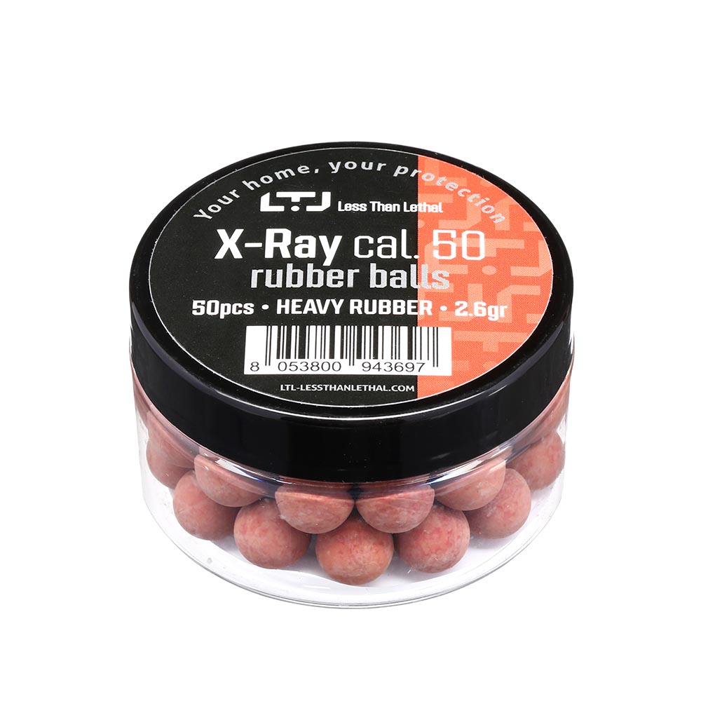 LTL X-Ray Heavy Rubber Balls Kaliber .50 in Schraubdose 50 Stck rot Bild 4