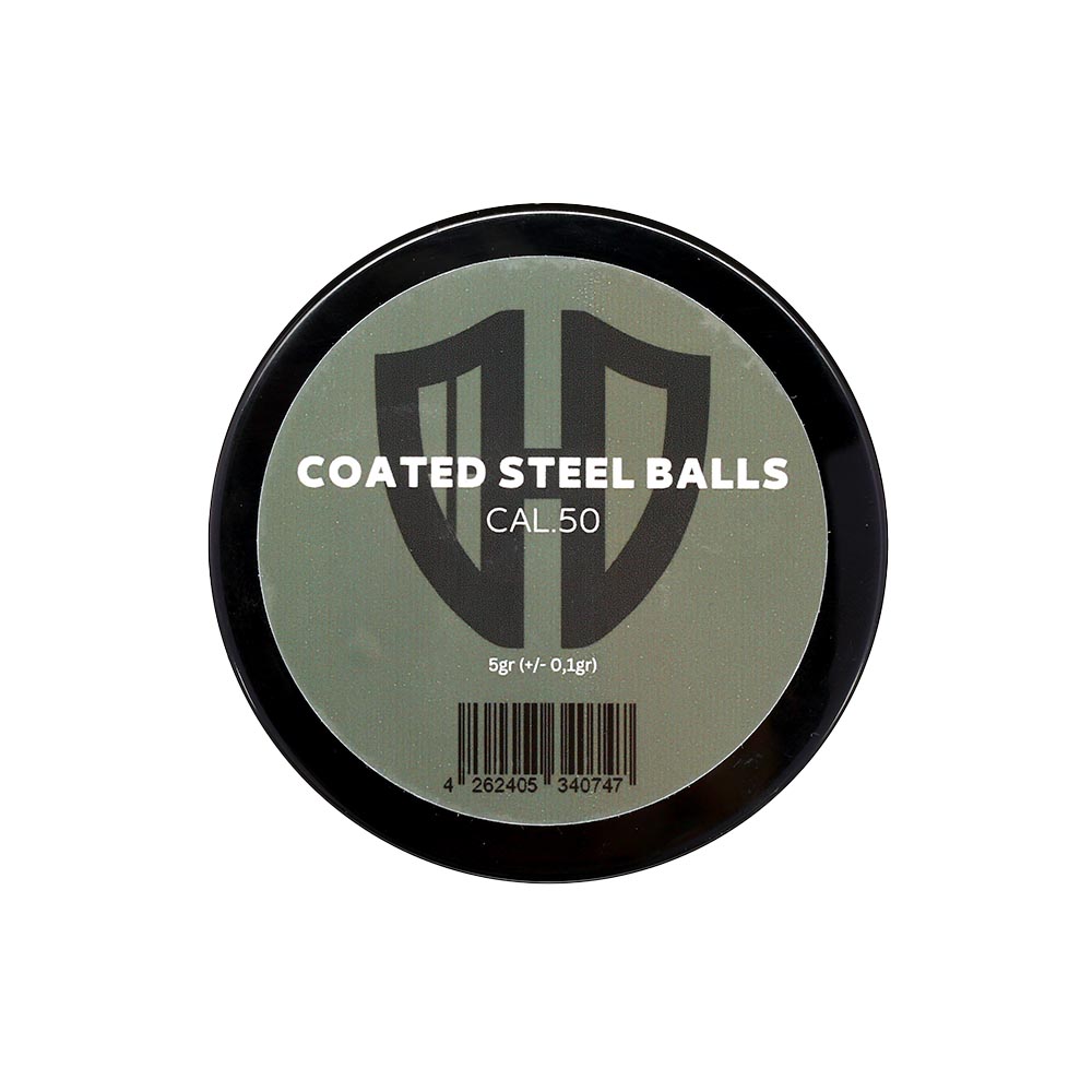 Coated Steel Balls Kaliber .50 schwarz 50er Dose Bild 3