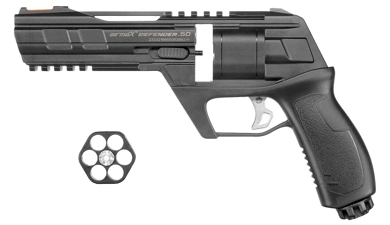 airmaX Defender CO2-RAM Revolver Kal. .50 schwarz Bild 8