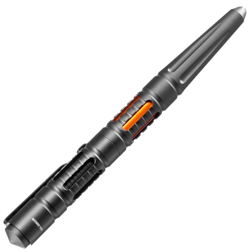 With Armour Tactical Pen Kugelschreiber/Kubotan/Glasbrecher schwarz/orange Bild 1