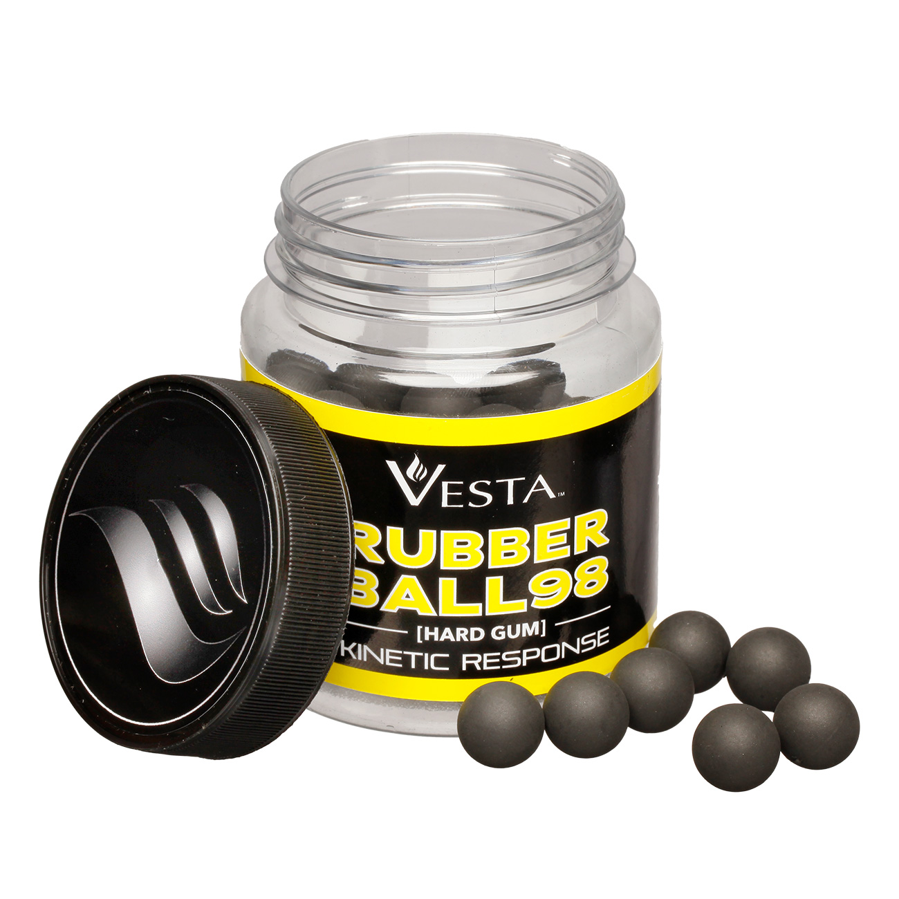 Vesta Rubberballs 98 Kaliber .50 schwarz 50 Stck