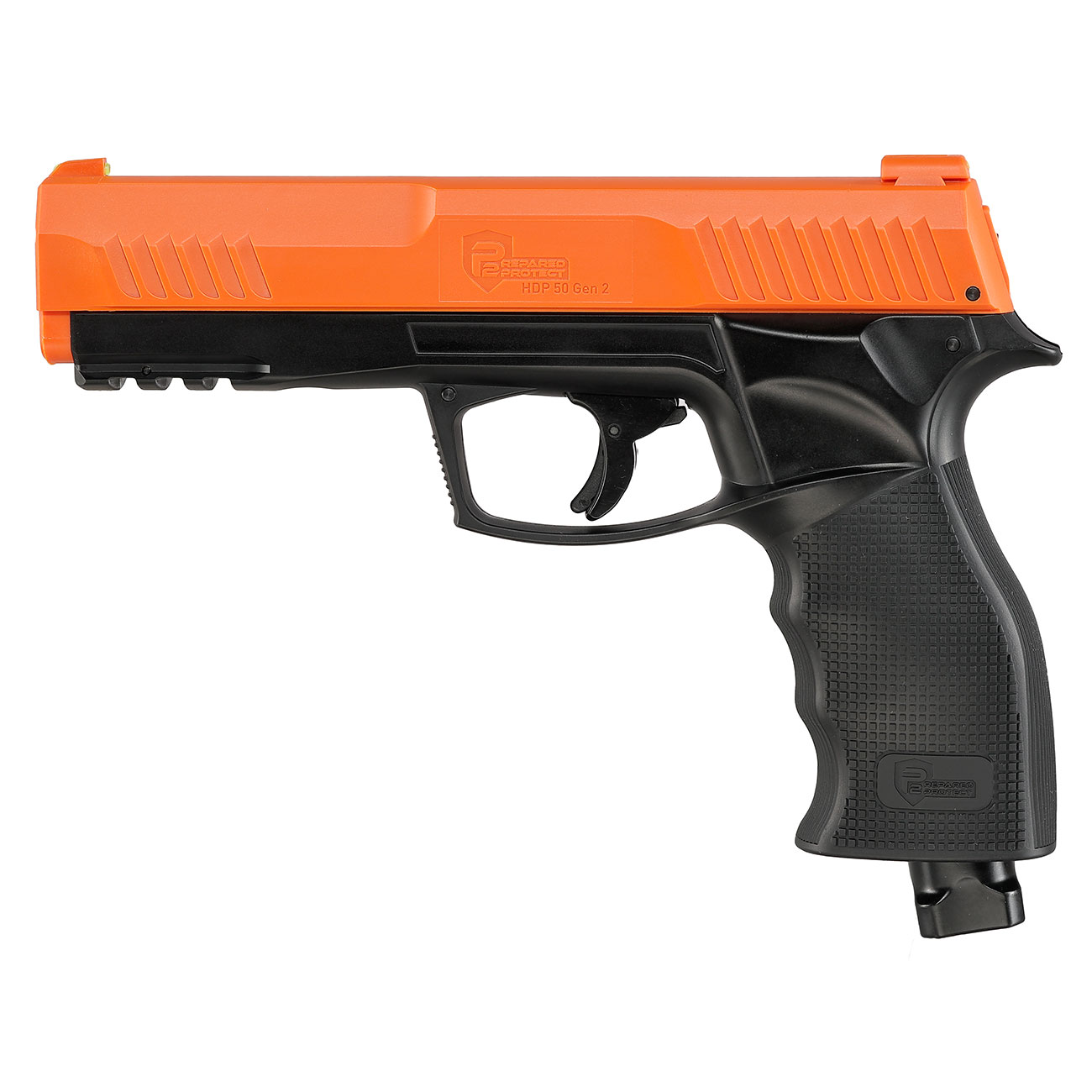 P2P HDP 50 Gen2 CO2-RAM Pistole Kal. 50 schwarz/orange