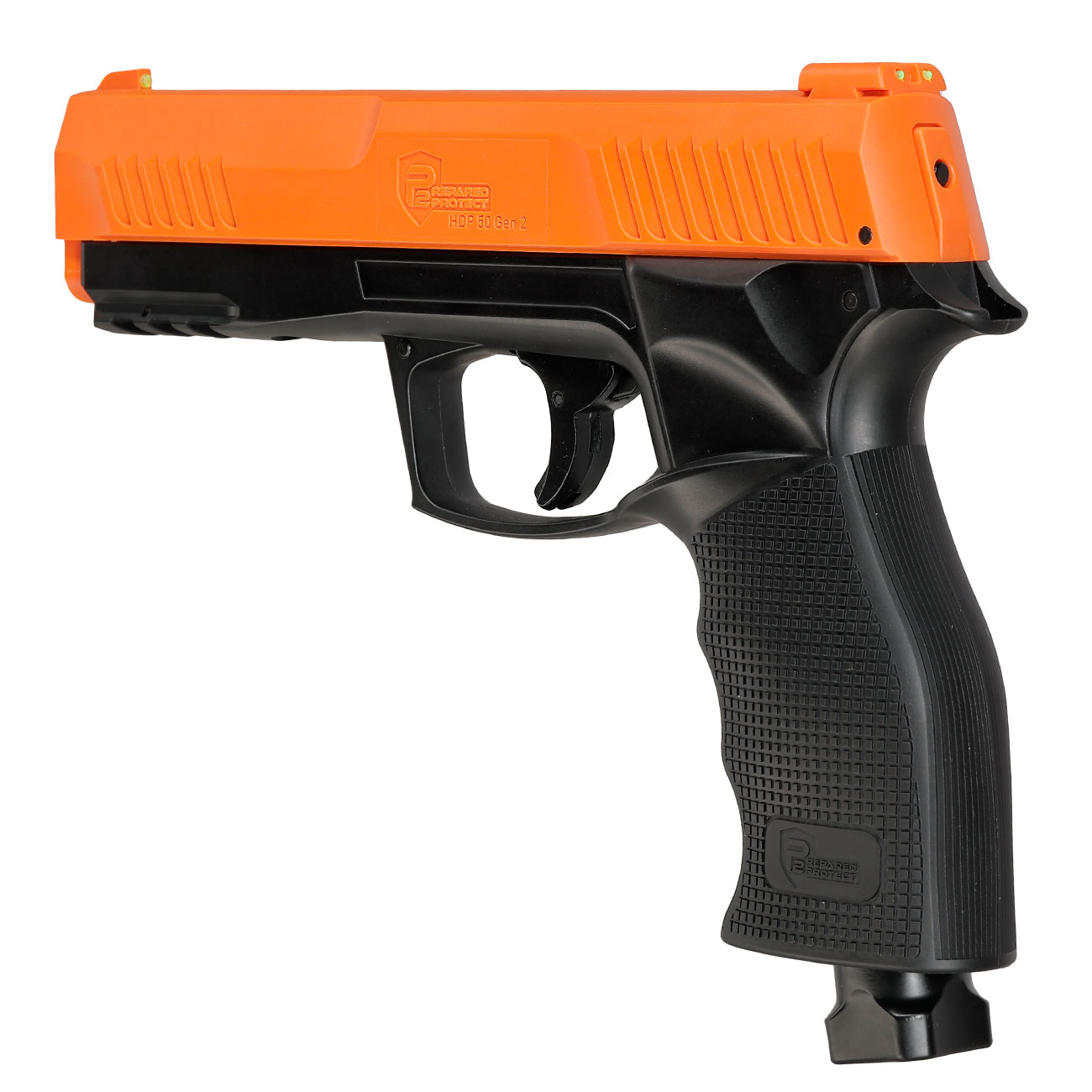 P2P HDP 50 Gen2 CO2-RAM Pistole Kal. 50 schwarz/orange Bild 2