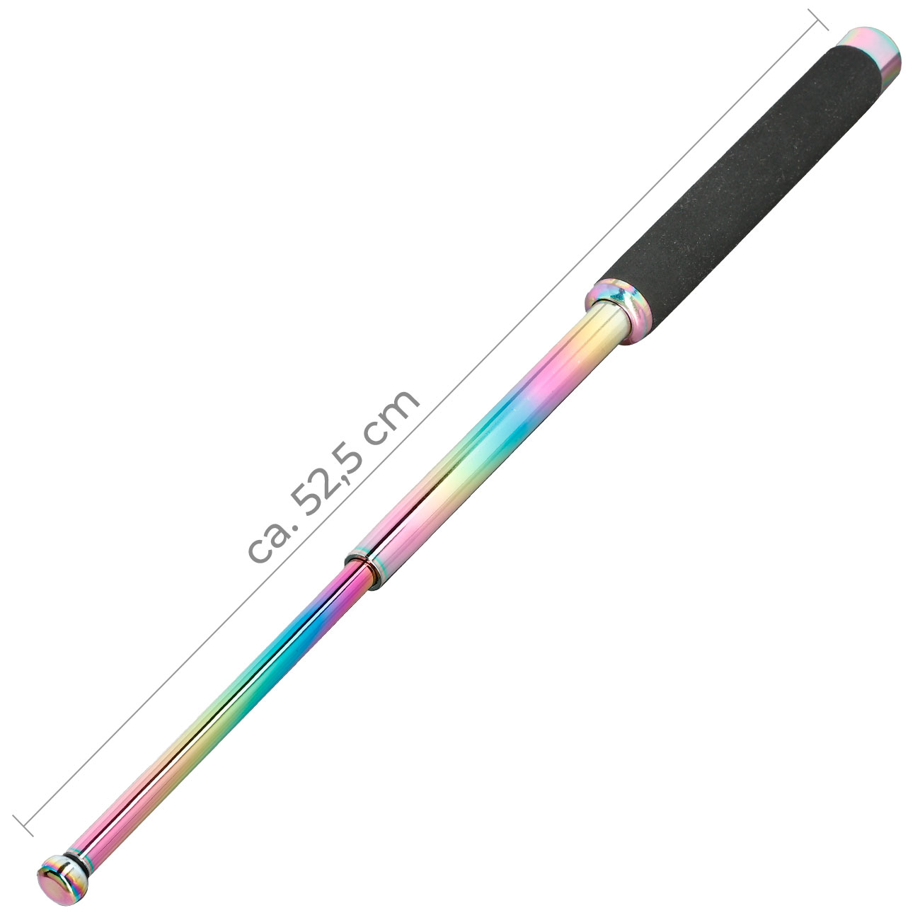 Teleskopschlagstock 21 Zoll Rainbow inkl. Holster Bild 1
