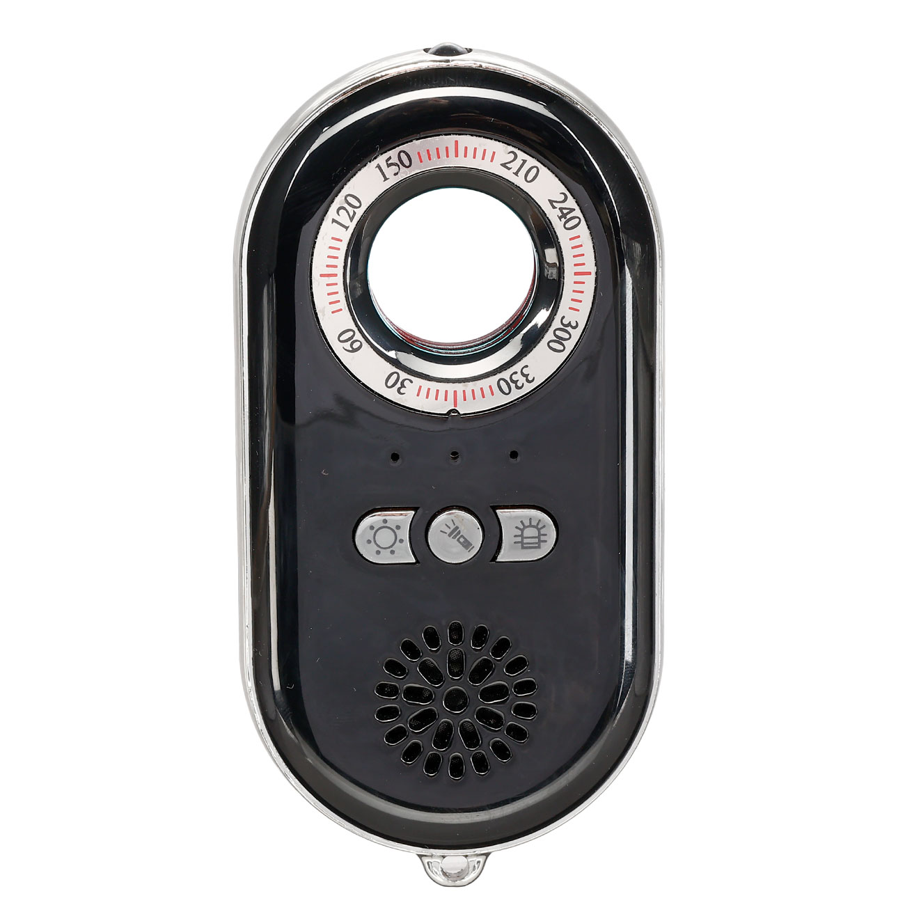 Kameradetektor K98 mit Alarm und LED-Lampe schwarz inkl. USB-Ladekabel & Lanyard
