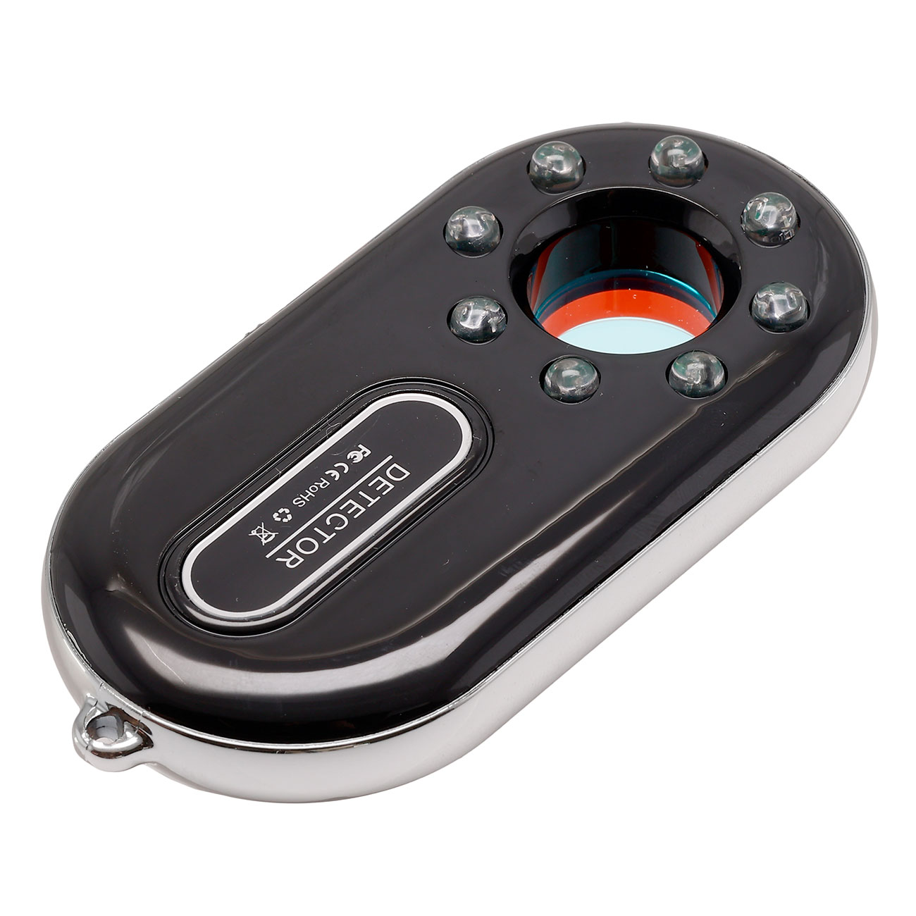 Kameradetektor K98 mit Alarm und LED-Lampe schwarz inkl. USB-Ladekabel & Lanyard Bild 2