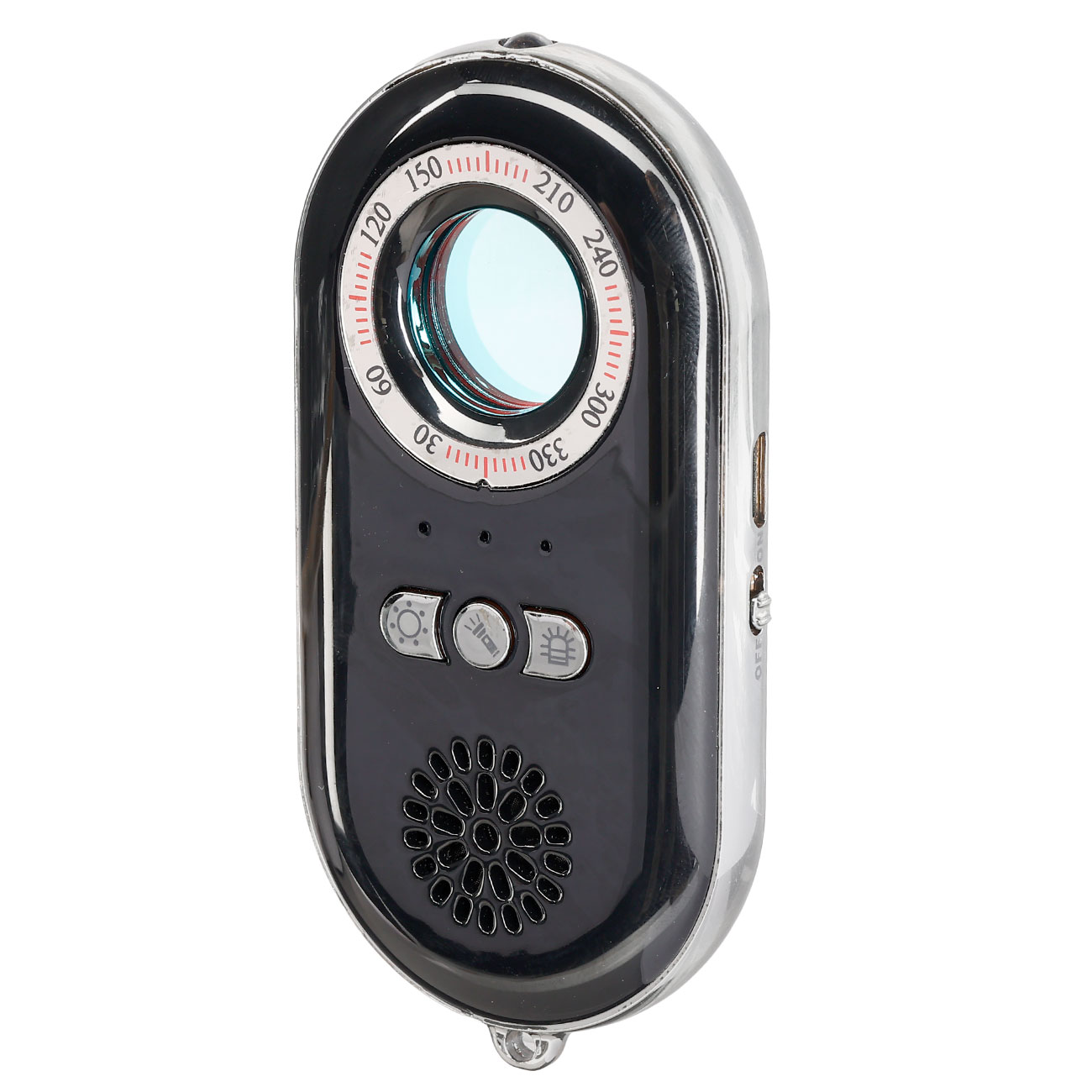 Kameradetektor K98 mit Alarm und LED-Lampe schwarz inkl. USB-Ladekabel & Lanyard Bild 4