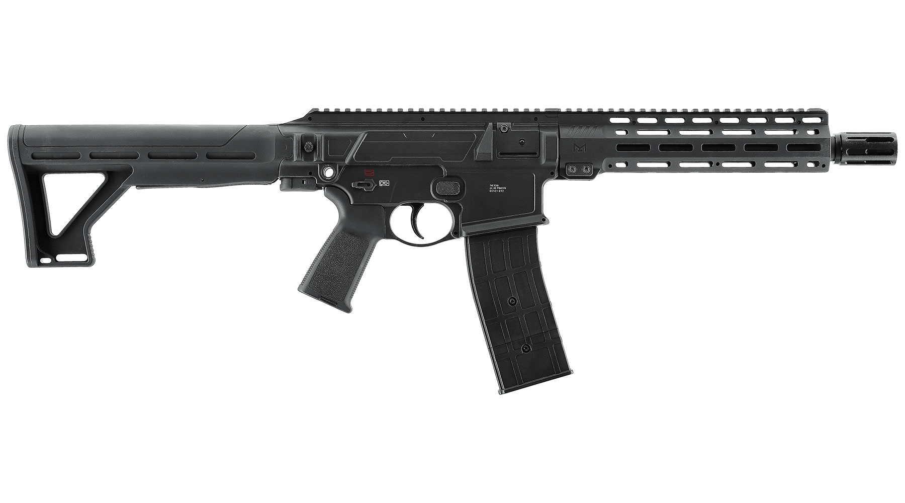 T4E TC 68 CO2 RAM Gewehr Kal. .68 -7,5 Joule schwarz inkl. Hopper-Adapter & Dummy-Magazin Bild 2