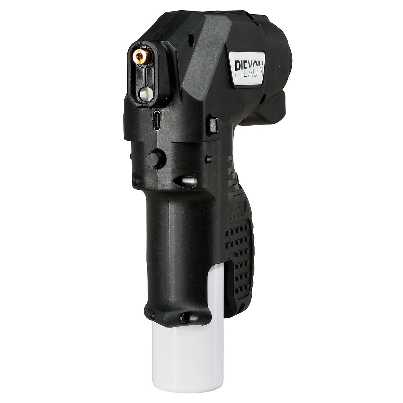 Piexon Pepper Soaker PSX1 Tierabwehrgert schwarz mit 300 Lumen LED-Lampe inkl. Pfefferkartusche 75 ml, USB-Ladekabel & Tran Bild 6