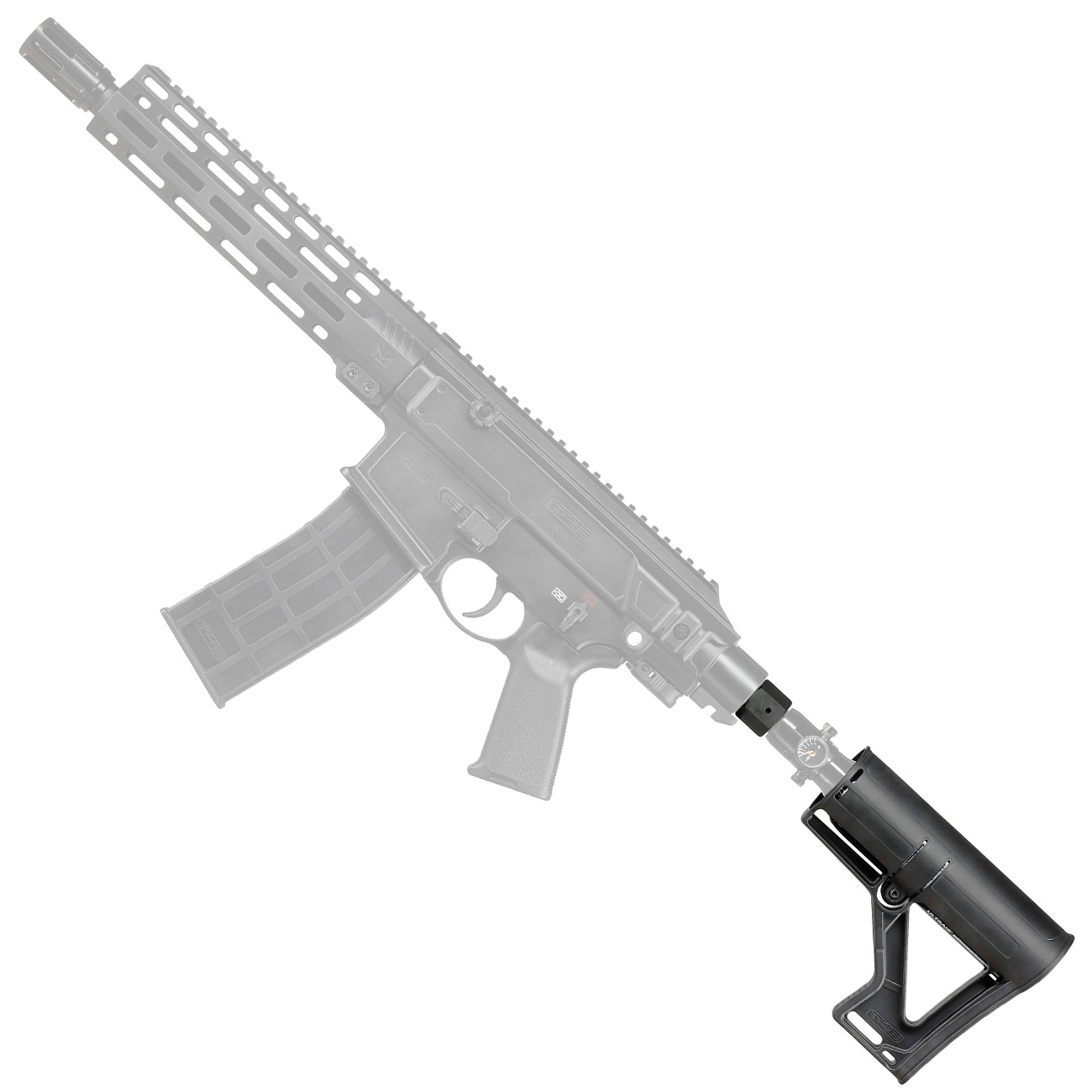 T4E HPA Adapter fr CO2 RAM Gewehr TC 68 Kal. .68 schwarz Bild 4