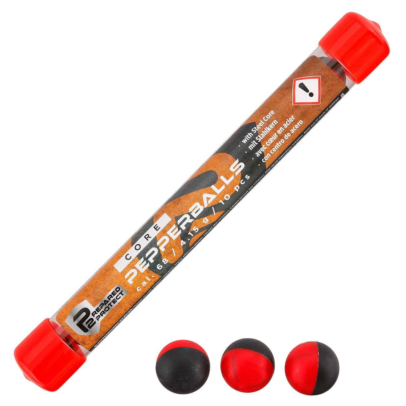 P2P Pfefferkugeln Core Defense Kal. .68 - 10 Stck